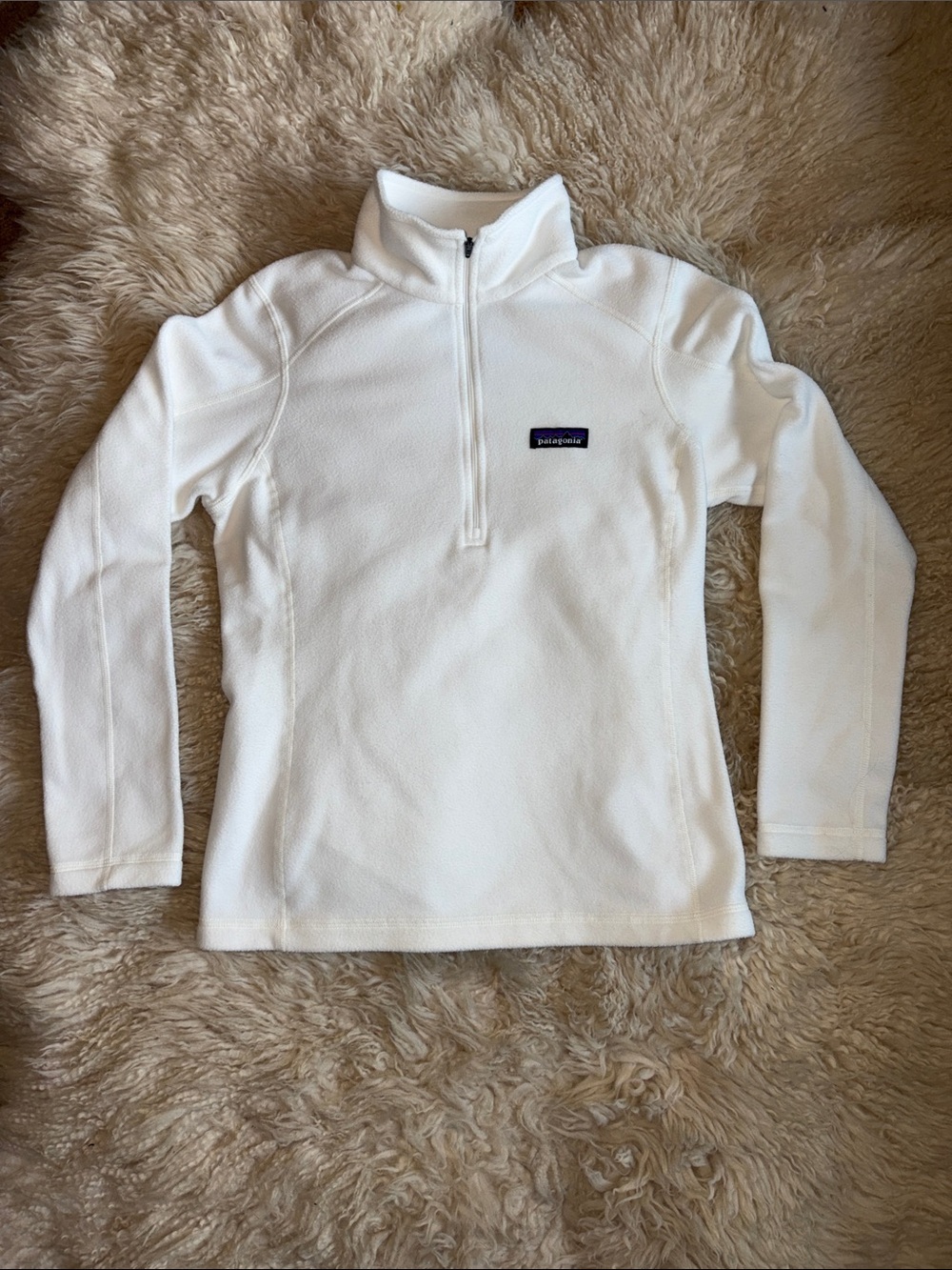 Patagonia White Women's Half-Zip Pullover